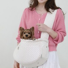 RITOGATO 寵物Luna斜背外出包, 粉紅色