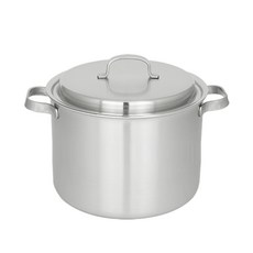 Kitchen-Art NEO IH感應爐適用雙耳5層不鏽鋼湯鍋, 銀色啞光, 28厘米