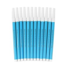 제이에스트레이딩 水溶性裁縫粉筆 17 x 1 cm, 藍色, 12個