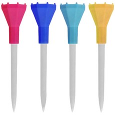 Caiton 八角形高爾夫球球座 無阻力長球座 4p, 隨機發貨