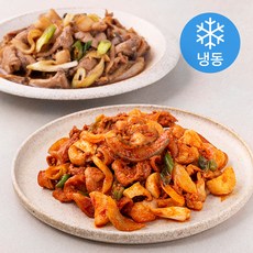 제이엠푸드 제주 흑돼지 백년초 고추장 불고기 200g + 간장 양념 불고기 200g (냉동), 400g, 1세트