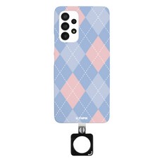 유스픽 아가일 체크 스퀘어링 하드 휴대폰 케이스