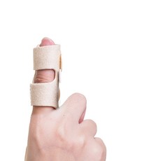 리치덕 손가락보호대 슬리브 살색, 2개