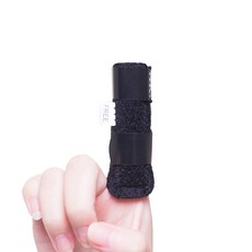 리치덕 손가락보호대 슬리브 블랙, 2개