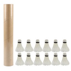 soonZAM 高級練習的羽毛球毽子, 12個, 1件, 混合顏色