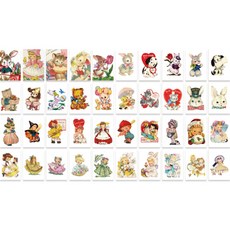 메이징초이스 스티커팩 크라프트지 다꾸 G세트, 혼합색상, 1세트