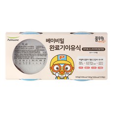 풀무원 베이비밀 완료기 진밥 이유식, 흑미표고느타리버섯닭, 160g, 2개