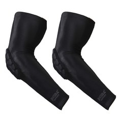 징바 팔꿈치 보호대 블랙, 2개