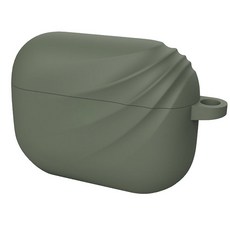 AirPods 3代 矽膠波浪保護殼, A3SWC-AG, 軍綠色, 1個