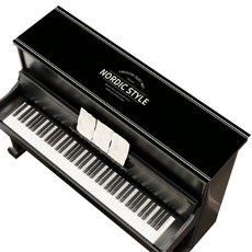 노어딕 스타일 피아노 매트 25 x 180 cm, 01, 1개