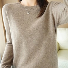 레몬소울 여성용 살리 라운드 니트티