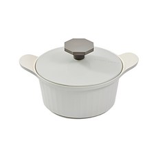 Glasslock CHEF TOPF IH爐適用附蓋雙耳鍋, 灰色, 20cm, 1個
