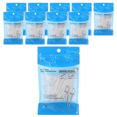 白色一次性智慧袋裝牙線 10 x 15 cm G7175, 50入, 10個