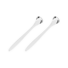 The Bren 不鏽鋼除口臭湯匙型刮舌器 銀色, 15.6g, 2個