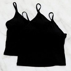 글램공감 크롭 클린 브라 나시 2p