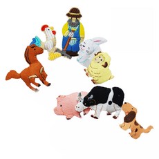 Magic Castle Tourd Finger Doll Farm和牲畜套組, 8種