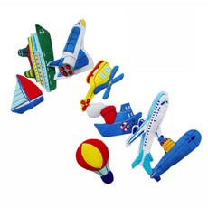 Magic Castle Todok手指玩偶 空中海上交通工具套組, 8種