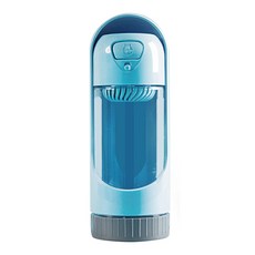 반려동물 슬라이드 휴대용 물병, 블루, 1개