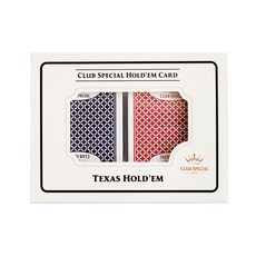 Club Special高級型梭哈撲克牌 2種組, 深紅色，鈷藍色