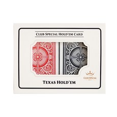 클럽스페셜 버드크로스 고급형 홀덤카드 2종 세트, 레드, 다크블루, 1개