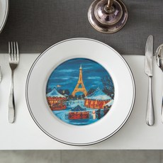 파뷔에 가스파드앤리사 포슬린 대접시, 에펠탑, 1개