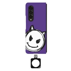 유스픽 이모지 두들 스퀘어링 하드 휴대폰 케이스