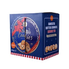 Tanesita 黃油曲奇紅絲帶套組, 2盒, 454g