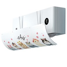 누즈 간편설치 벽걸이 에어컨 윈드바이저 러브캣, 1개