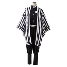 萬聖節鬼滅之刃角色服裝 伊黑小芭内款+襪子組