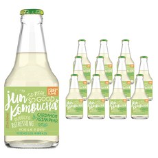 준콤부차플러스 카다멈 & 배, 12개, 275ml