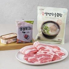 갓잡아 신선한 한돈 캠핑세트, 1세트