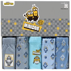 男童小小兵三角內褲3號5件組