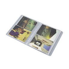 民生必備 收納透明文件夾內頁 2格 雙面 9.2 x 6.7 cm, 1個