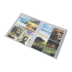 민생득템 수납 클리어 파일 속지 4칸 단면 6.8 x 9.2 cm, 1개