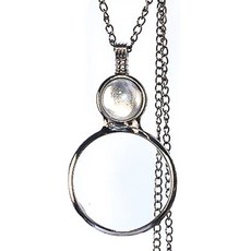 Mihwabujang 時尚項鍊攜帶式放大鏡, 05透明, 1個