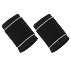 Bez On女款羽球網球健身護腕 2入, 灰色