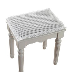 Alamode 鋼琴椅套 50 x 60 cm, 白色