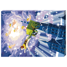 TOY&PUZZLE DIY天使狗狗繪畫塗色組 46*33.5cm, 混合顏色