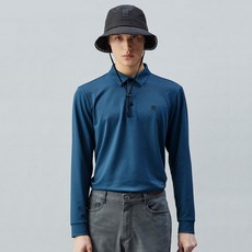 DAKS 男款經典素色長袖Polo衫