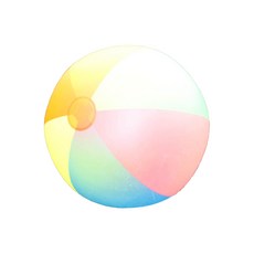 Richidok大6色沙灘球 80cm, 混合顏色, 1個