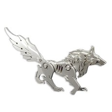 soonZAM 鋼現實銀3D DIY塑料模型17 Pegasus Dragon, 1個