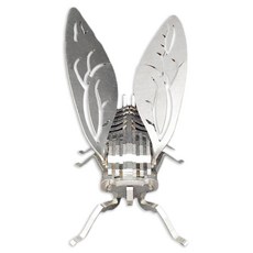 soonZAM 鋼現實銀3D DIY塑料38 CICADA, 1個