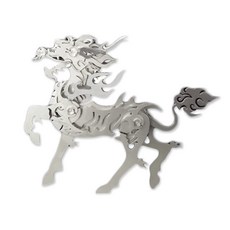 Sunjam Steel Reality Silver 3D DIY 塑料模型 4 層龍小, 1個