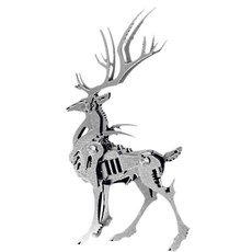 soonZAM 鋼現實銀3D DIY塑料模型12機器人魯道夫小, 1個