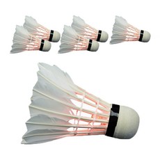 IYES LED 羽毛球毽子 IY-LS2P 2p, 白色的, 2入, 3組