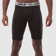 UABRAV 男款彈力緊身運動短褲