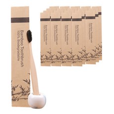 온업 미세모 대나무 칫솔 타입2 블랙 T02, 1개입, 20개