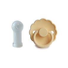 프리그 실리콘 공갈 젖꼭지 + 전용캡, 1단계(0~6개월), 다포딜, 1세트