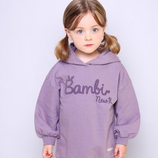 JELISPOON 女童款Bambi連帽長版長袖T恤內搭褲套裝