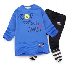 JELISPOON 女童款Go With Jeli長版長袖長褲套裝